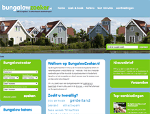 Tablet Screenshot of bungalowzoeker.nl